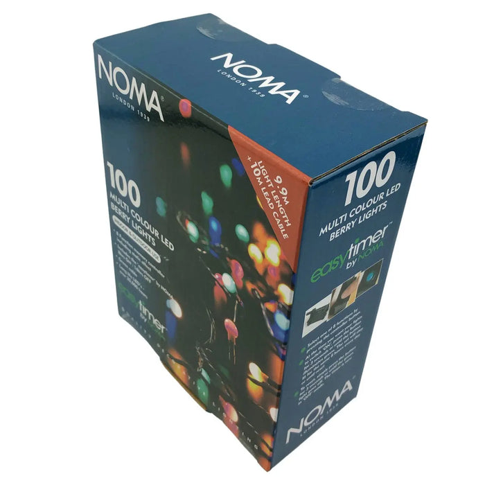 Grade A Warehouse Second - Noma 100 LED Multifunction Berry Lights : Plug-in / Timer : Opulent Colours Noma