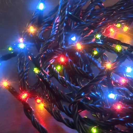 Grade B Warehouse Second - 320 Micro LED Christmas Tree Lights : Plug In : Multicoloured Konstsmide