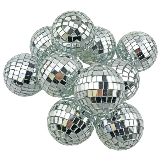 festive productions colour changing disco ball lights battery 10x 4cm led