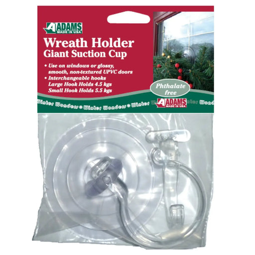Grade B Warehouse Second - Wreath Holder Giant Suction Cup Adams