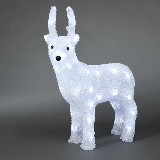 Grade C Warehouse Second - 40 LED Acrylic Reindeer Stag : 38cm : Plug In Konstsmide