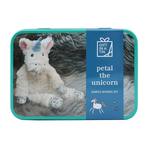 Grade C Warehouse Second - Make Your Own Unicorn Sewing Kit : Petal The Unicorn Gift In A Tin Apples To Pears