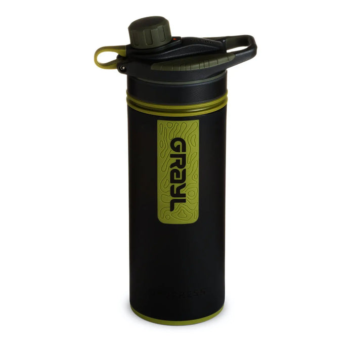 Grayl GEOPRESS Water Filter Purifier : Camo Black GRAYL