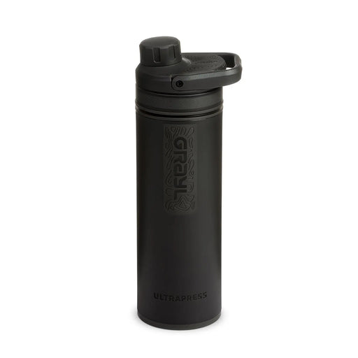 Grayl ULTRAPRESS Water Filter Purifier Bottle : Covert Black GRAYL