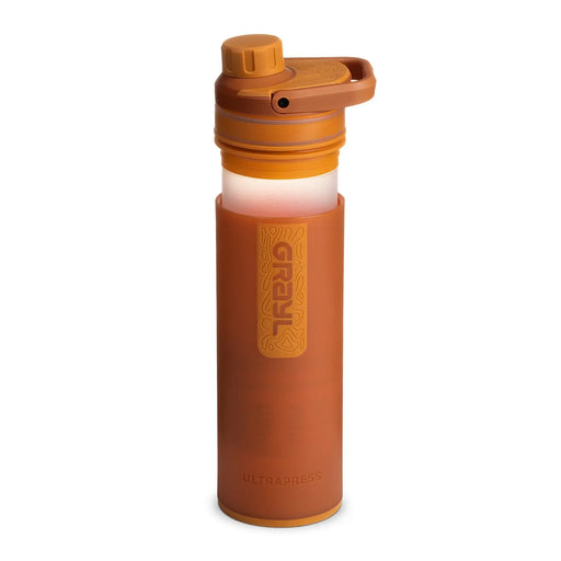 Grayl ULTRAPRESS Water Filter Purifier Bottle : Mojave Redrock GRAYL