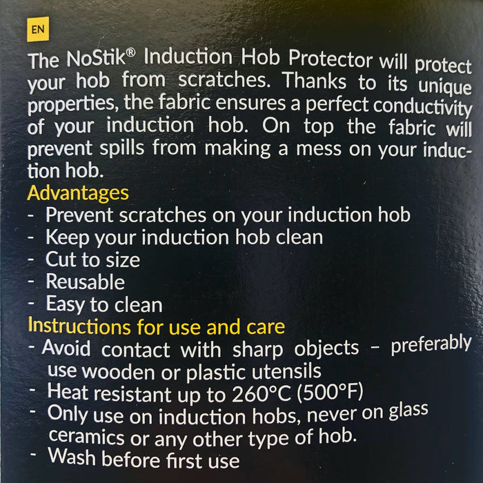 nostik induction hob protector liner 48 x 58 cm
