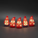 konstsmide acrylic santa light string set of 5 40 led indooroutdoor plug in 135cm