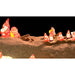 konstsmide acrylic santa light string set of 5 40 led indooroutdoor plug in 135cm