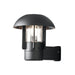 Konstsmide 404-750 : Heimdal Wall Lamp, Black/Clear Glass Konstsmide