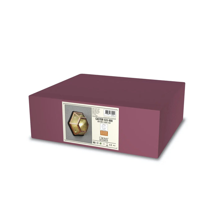 Konstsmide 533-900 : Castor 6 Wall Light Copper Amber Konstsmide