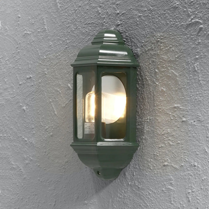 Konstsmide 7011-600 : Cagliari Flush Wall Light - Green Konstsmide