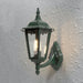 Konstsmide 7213-600 : Firenze Up Wall Light - Shiny Green Konstsmide