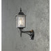 Konstsmide 7268-759 : Milano Wall Lamp, Up, Black / Silver Konstsmide