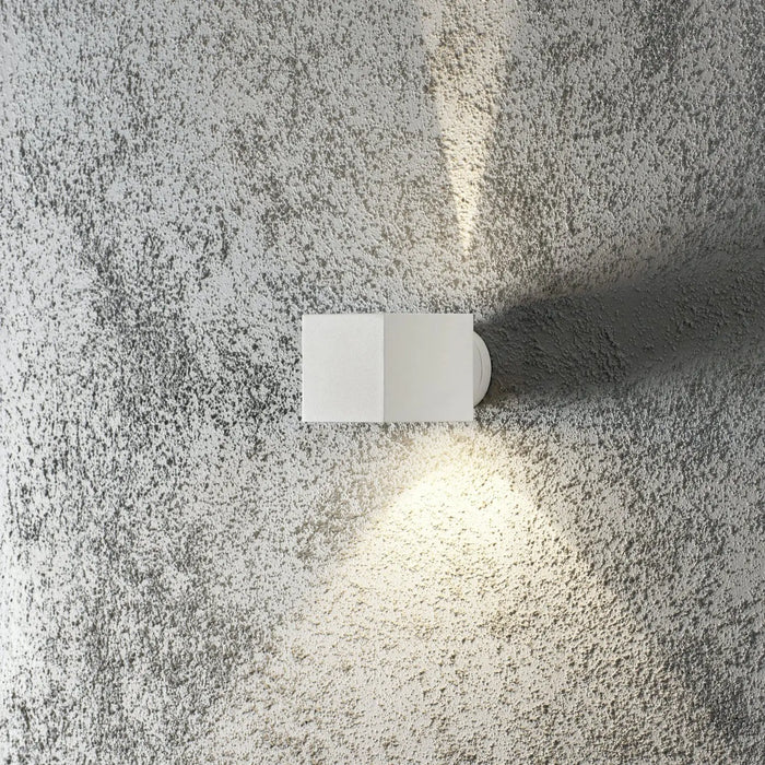 Konstsmide 7341-250 : Modena Sqaure Wall Light White Konstsmide