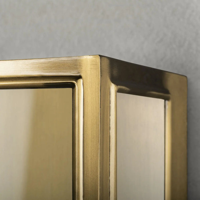 Konstsmide 7347-800 : Carpi Wall Medium E27 Brassplated With Clear Glass Konstsmide