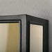 Konstsmide 7349-758 : Carpi Wall Big E27 Black/Brassplated With Clear Glass Konstsmide