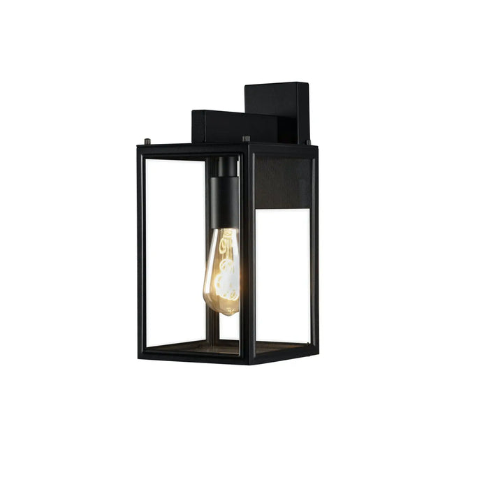 Konstsmide 7352-750 : Carpi Wall Up/Down E27 Black With Clear Glass Konstsmide