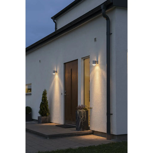 Konstsmide 7511-320 : Modena Single Wall Light Galvanised/Transparent Konstsmide