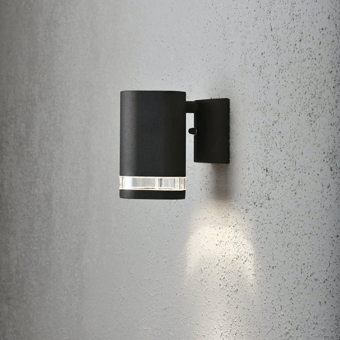 Konstsmide 7511-750 : Modena Single Wall Light Black/Transparent Konstsmide