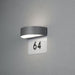 Konstsmide 7855-370 : Monza Wall Light 2x 4.5W LED Dark Grey Inc. House Numbers Konstsmide