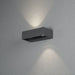 Konstsmide 7858-370 : Monza Wall Light 2 X 6W LED Dark Grey Konstsmide