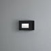 Konstsmide 7862-750 : Chieri Square Wall Light 4W High Power LED Black Konstsmide
