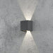 Konstsmide 7959-370 : Cremona Wall Light, Anthracite 2x3W High Power LED Konstsmide