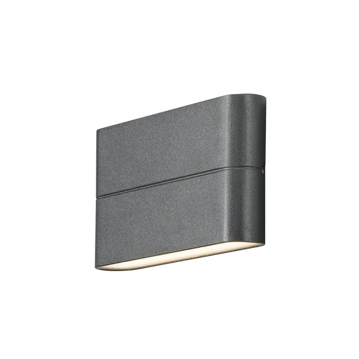 Konstsmide 7973-370 : Chieri Wall Lamp, Dark Grey, High Power LED, 2x6W Konstsmide
