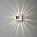 Konstsmide 7978-250 : Pescara Wall Lamp, Square, White, 3W High Power LED Konstsmide