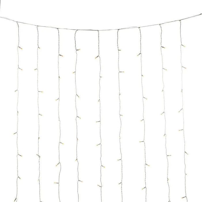 Konstsmide Curtain Light 320 Warm White Frosted LED : 2m x 2m : Plug In Konstsmide