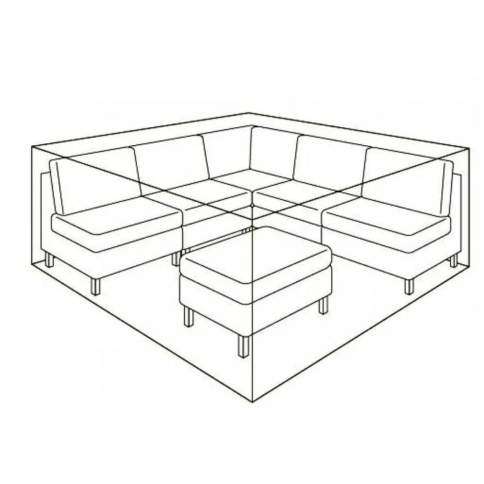 Leisuregrow Deluxe Outdoor Furniture Cover - Medium Modular Leisuregrow
