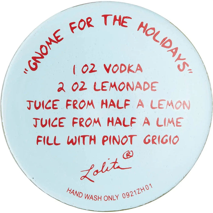 Lolita Gnome For The Holidays Wine Glass Lolita
