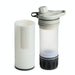 grayl geopress water purifier filter bottle peak white