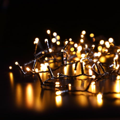 noma 2000 led stardust random twinkling christmas tree lights 3cm spacing black cable plugin with timer antique white