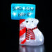 Noma Light Up Polar Bear with Santa Stop Here Sign : 38cm : Plug In With Timer : 40 White LEDS Noma