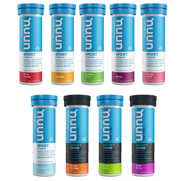 Nuun Sport Hydration Drink Tablets : 9 Tube Pack : Big Mix Nuun