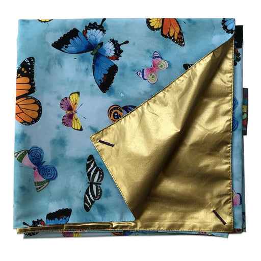 Pacmat Family Picnic Beach Mat : Butterflies Gold Special Edition PACMAT
