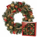 Red & Gold Christmas Wreath Festive Productions