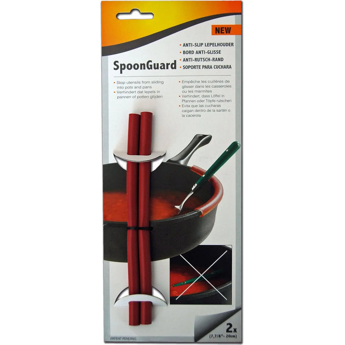 SpoonGuard : Protects Against Saucy Spoon Handles : Pack Of 2 NoStik