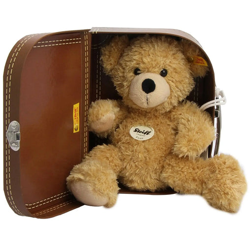 Steiff Fynn Teddy Bear In Suitcase : Beige : 28cm Steiff