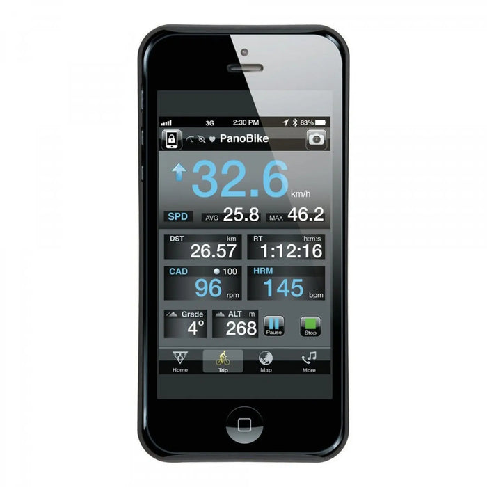 Topeak Ridecase : iPhone 5/5S/SE (original) : Black with Mount Topeak