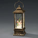 Water Filled LED Lantern : Battery & Timer : Snowmen Konstsmide