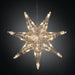 konstsmide konstmide acrylic hanging star with 32 warm white leds plug in